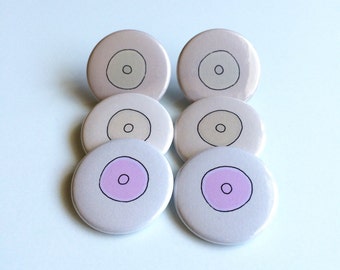 Boob Pin, Boob Pinback Button, Boobies Pin, Breast Pin, Nipple Pin, Nipple Pinback Button, Feminist Pin, Feminism Pin, Girl Power Pin