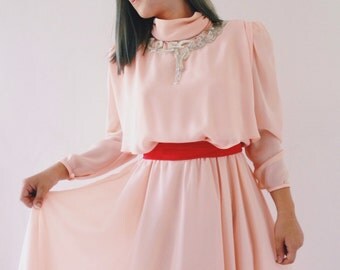 Vintage dress really" pretty in pink "from the 80s