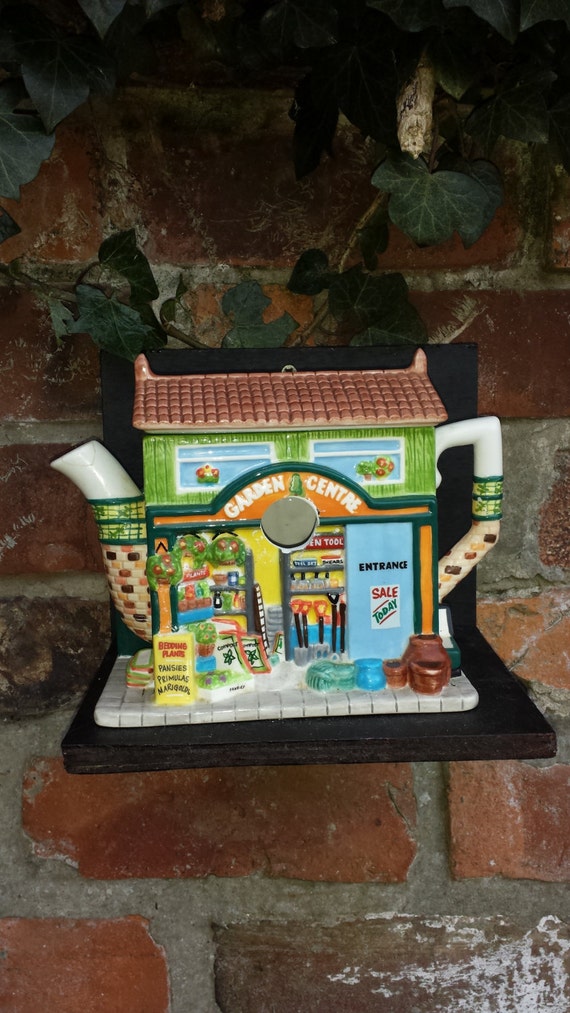 Teapot bird house nest box ceramic bird house nesting box