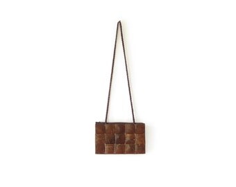 Bamboo Bag Wood Bag Bamboo Purse Minimal Purse Wood Purse Bamboo Handbag Japanese Bag Small Shoulder Bag Minimalist Vintage Asian Purse