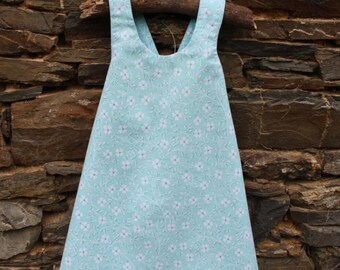 dress, baby dress, mint baby dress, mint girl dress, pinafore dress, criss cross dress, READY TO SHIP dress