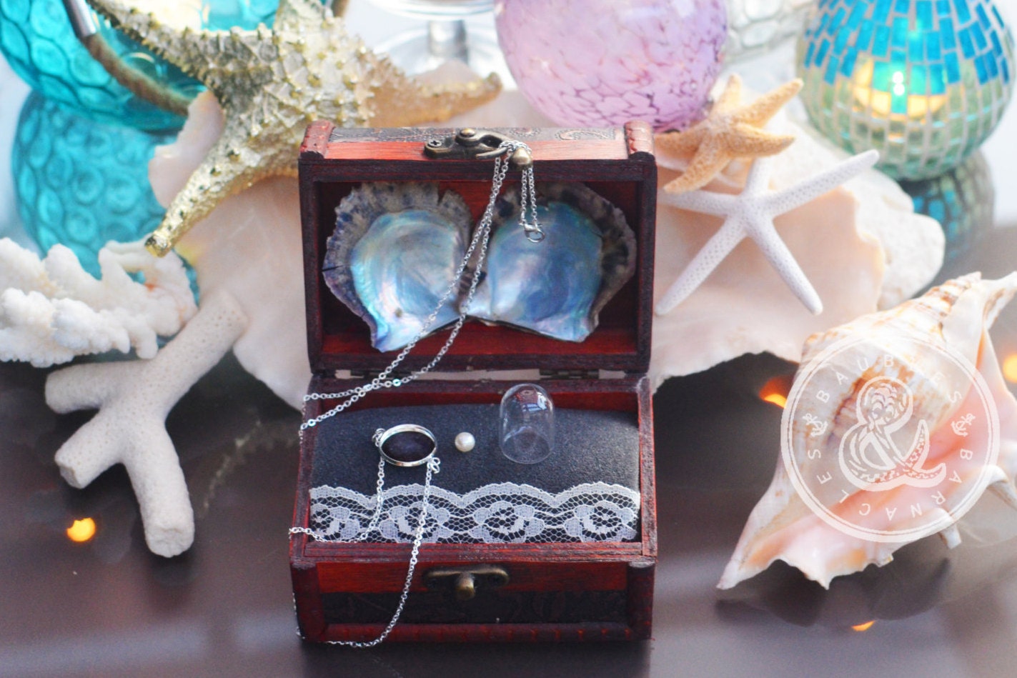 DIY Pick A Pearl Terrarium Necklace Kit by BAUBLESandBARNACLES