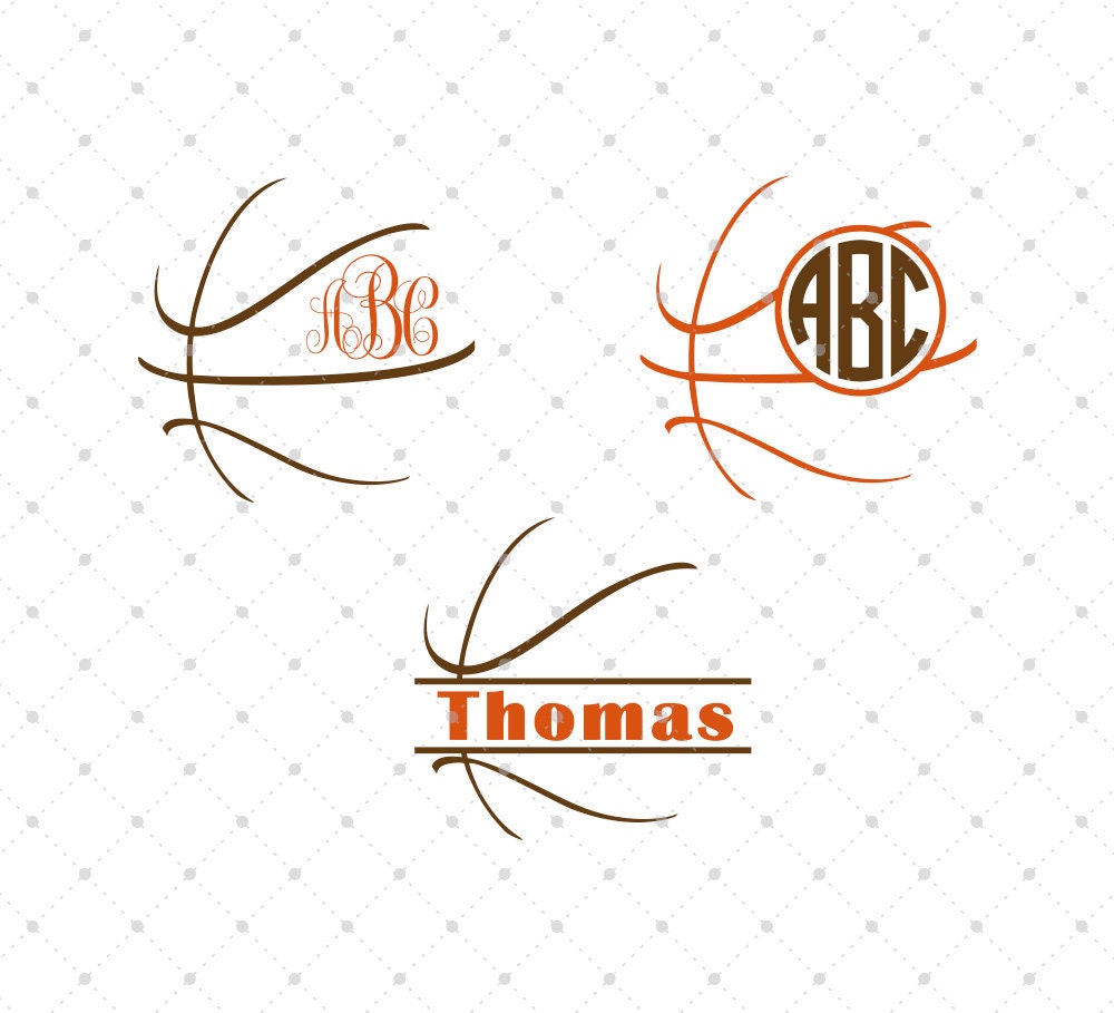 Basketball SVG Cut Files cut files for Silhouette cut files