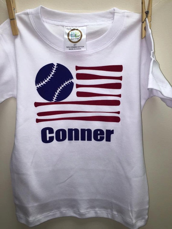 fourth of july baseball shirt