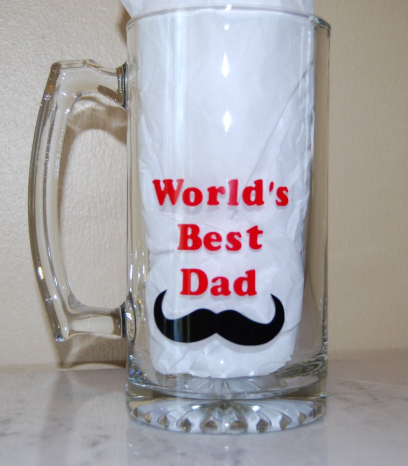 Father's day gift Custom Fathers day gifts Dad Beer mug