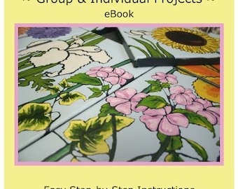 How to eBook - PAINTING FLOWERS - 10 piece Group or Individual Painting Project