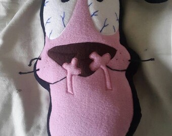 courage the cowardly dog pillow