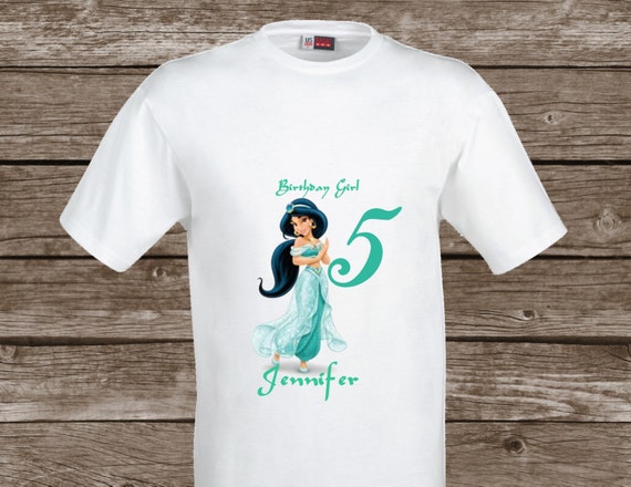 princess jasmine birthday shirt