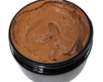 Black Cocoa Butter + Shea Whipped Hair & Body Frosting Hair Mask, Body Butter, Stretch Mark Cream, Whipped Shea Butter for Hair