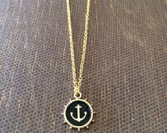 Anchor Necklace - Anchor Necklace in Handmade - Anchor Necklace Gold - Anchor Jewelry - Nautical Necklace - Nautical Jewelry - Nautical