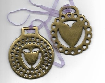 Equestrian Ornaments - Bridle Ornaments - Pair - Brass