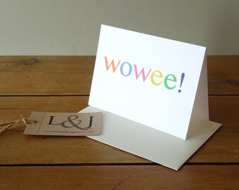 Surprise Card - Any Occasion Card - Awesome - Best Friend Card - Greeting Card - Wow - Blank Greeting Card - All Occasion Card - Blank Card