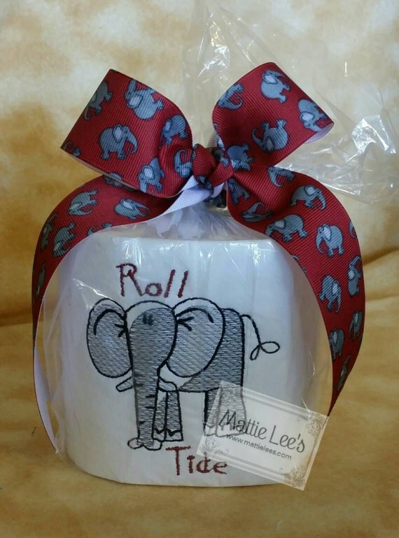 Monogrammed Roll Tide Toilet Paper