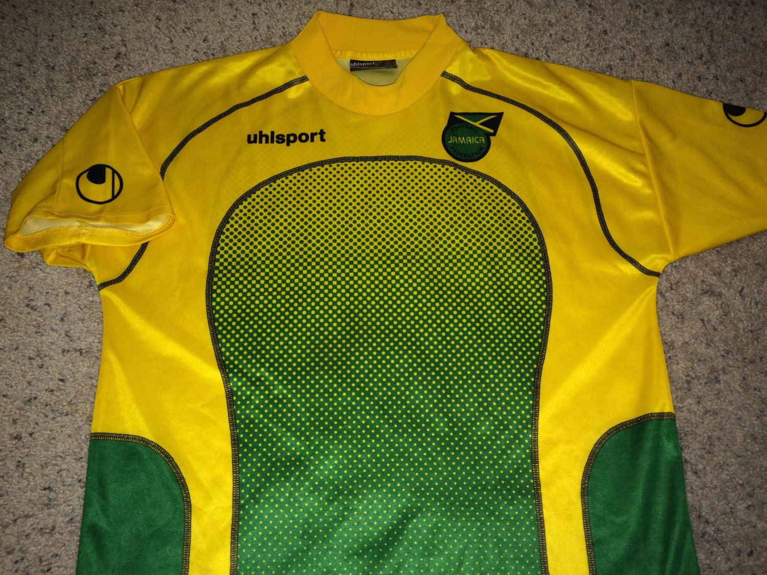 retro jamaica football shirt