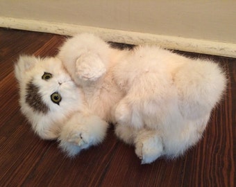 Faux Taxidermy Cat/Life Like Cat/Soft Kitten/Fake Cat