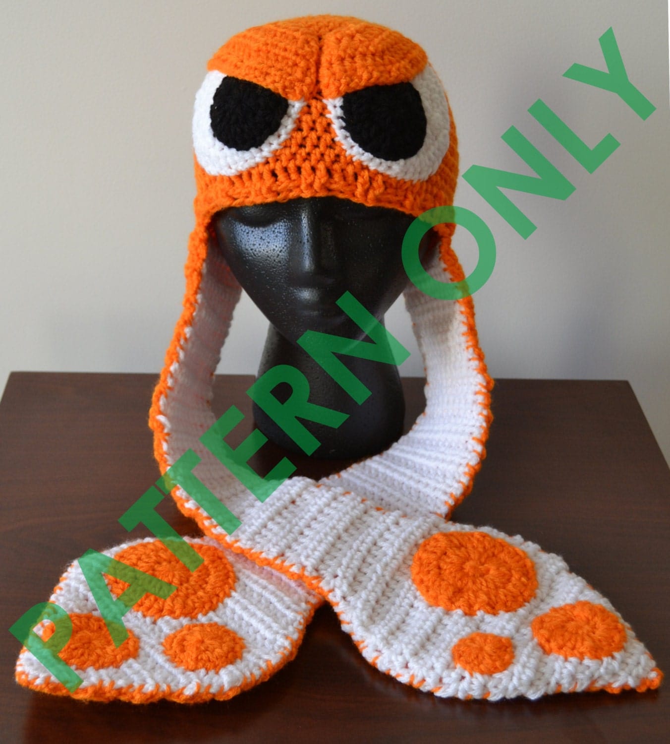 Crochet Splatoon Squid Hat **PATTERN ONLY*** from PrettyBrainCreations