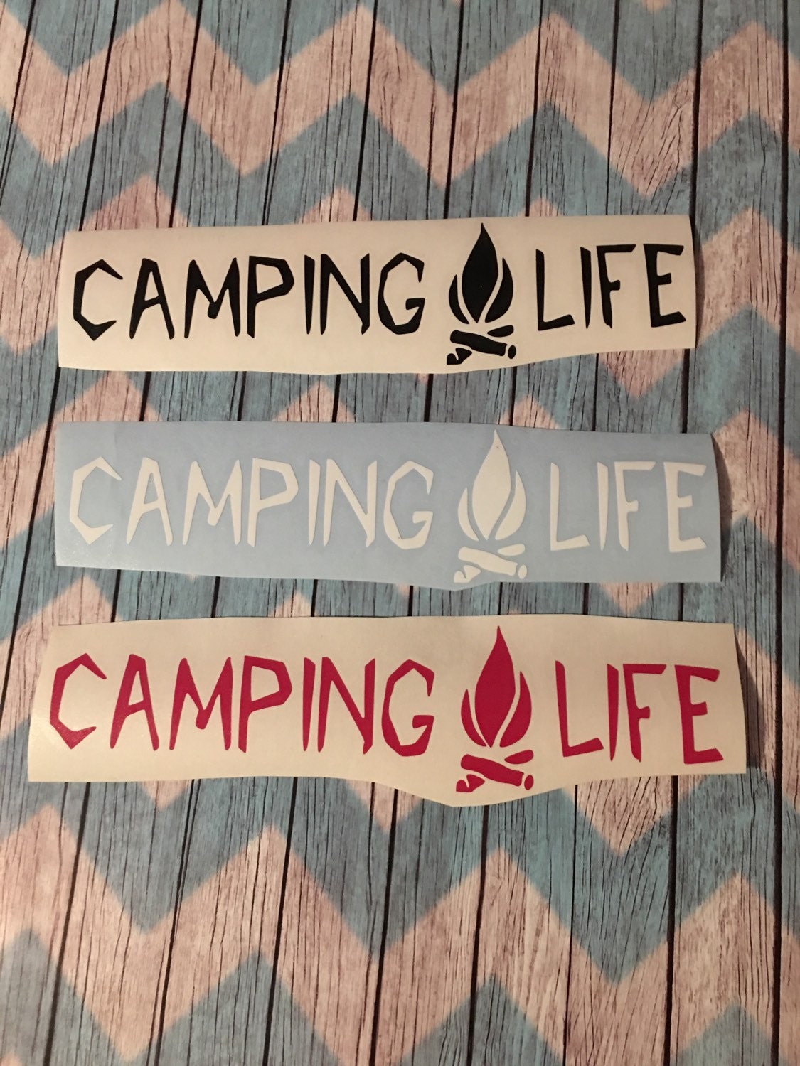 Camping Life Car decal / Camping Decals / Adhesive Stickers