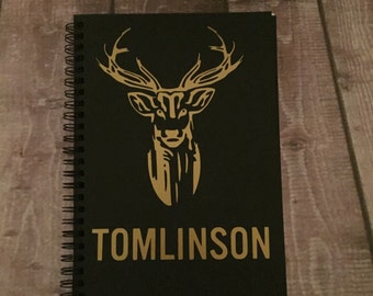 One Direction | Louis | Gold Name Notebook