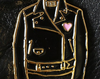 Classic Leather Jacket Enamel Pin