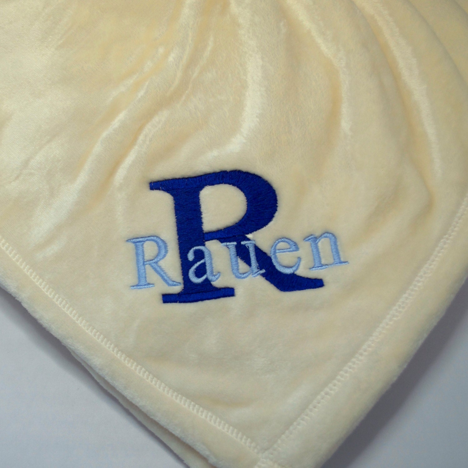 Personalized Throw Monogrammed Blanket Tahoe by MJMonograms