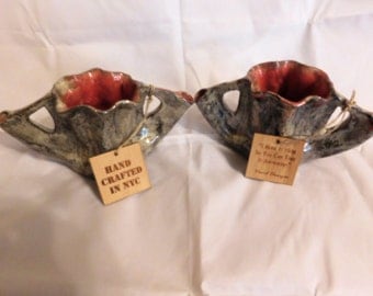 A Pair Of Ceramic Vases from NYC Made by David Changar