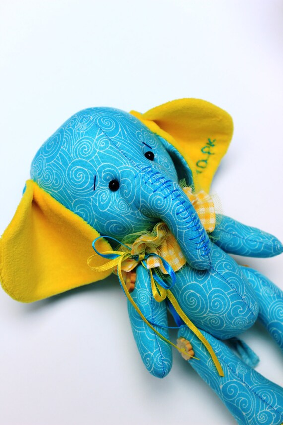 Elephant baby gift Stuffed Animals Personalized Baby gift