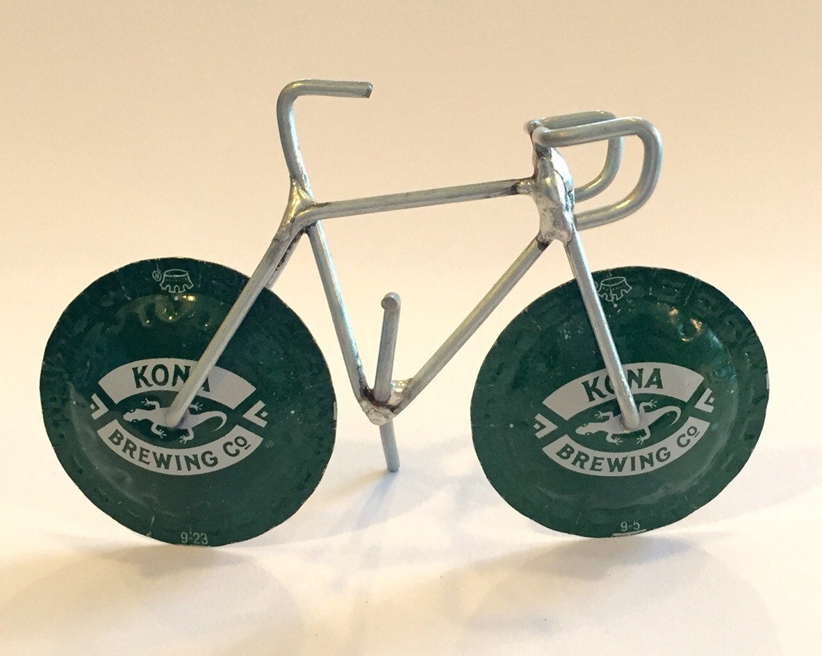 BottleCapBike with Kona Brewing wheels