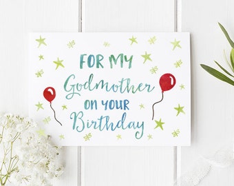 Godmother birthday | Etsy