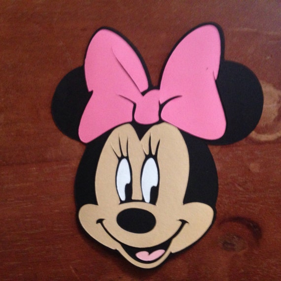 Minnie Mouse face die cut