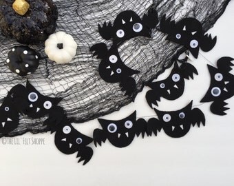Halloween Banner, Bat Banner, Bat Garland, Halloween Garland, Halloween Decor, Fall Banner, Fall Garland, Pumpkin Banner, Pumpkin Garland