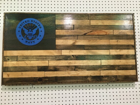 United States Navy Flag Rustic American Reclaimed United States Navy Flag Rustic American Reclaimed