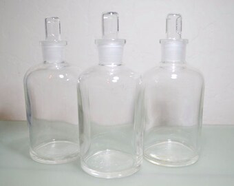 Apothecary Pyrex Corning Reagent Bottles