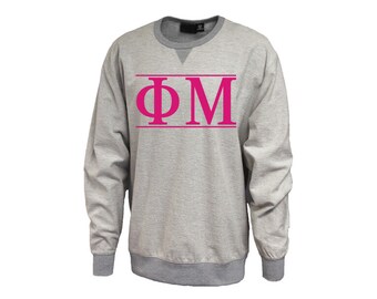 Phi Mu Inside Out Oversized Sorority Sweatshirt