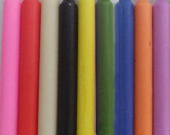 6" Spell Candles Pack of 9 different colors. If you would like a pack of 9 in the colors of your choice simply contact me!