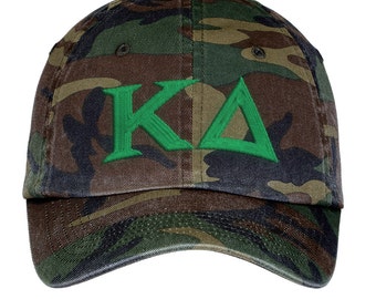Kappa Delta Lettered Camouflage Hat