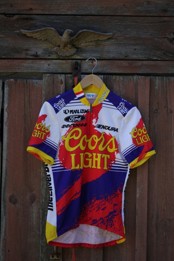 Vintage Coors Light Pearl Izumi Cycling Jersey Ford Serotta