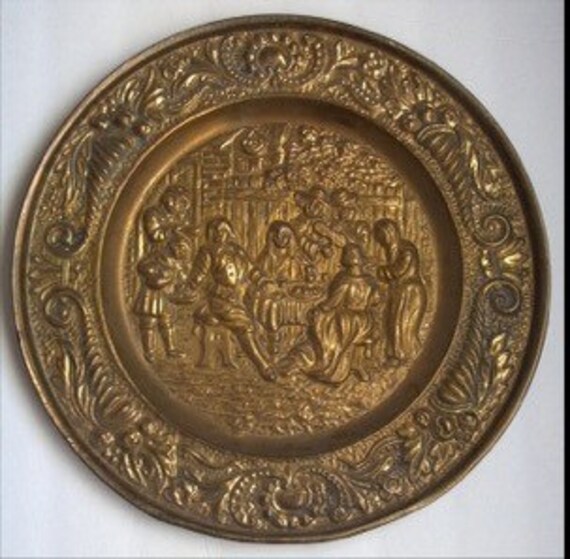 Vintage Brass Wall Decor Made in England by PEERAGE REGD