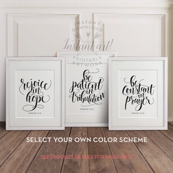 printable wall inspirational decor wall PRINTABLESprintable verse art wall artscripture Bible