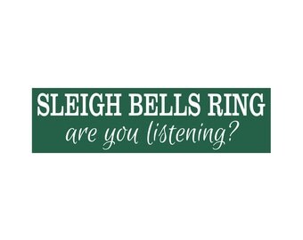 Sleigh Bells Ring | Etsy Studio