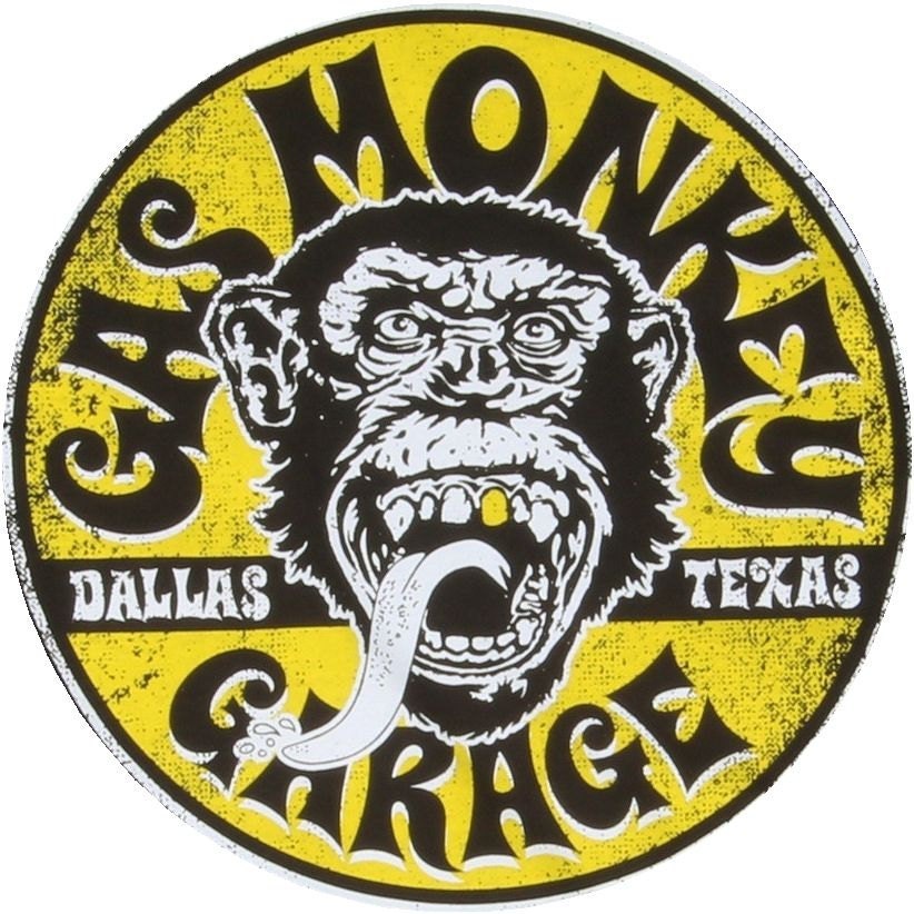 Gas Monkey Garage Vinyl Sticker Diecut 2 Stickers