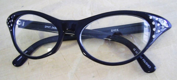 Dyce Novelty Cateye Sunglasses Props Eyeglasses Rhinestones