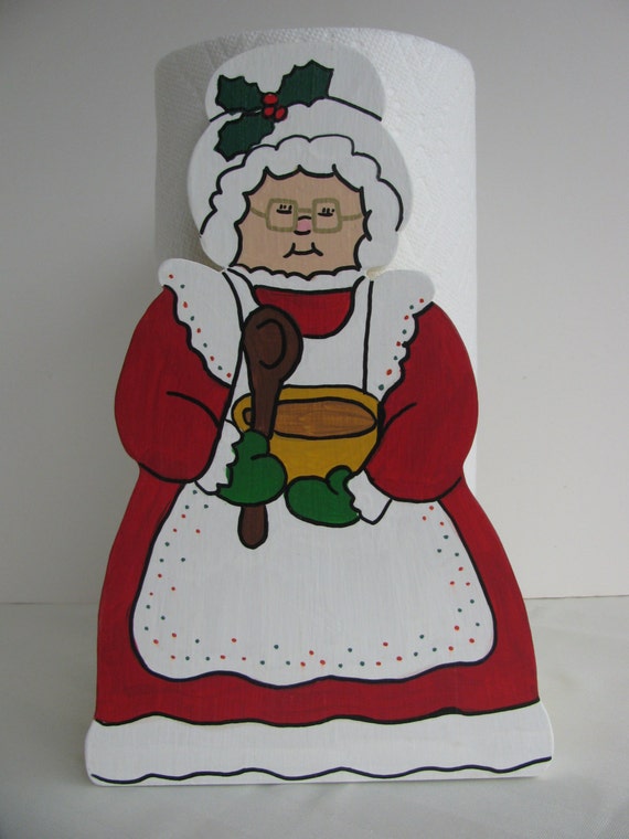 paper towel holder mrs santa claus paper towel holder mrs santa claus