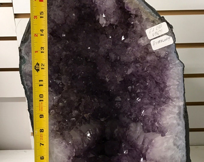 62 LBS Amethyst Crystal Cathedral from Brazil-18" X 11" X 8" Perfect Natural Geode Home Decor \ Reiki \ Healing Stone \ Healing Stones \ Raw
