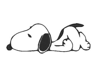 snoopy sleeping – Etsy