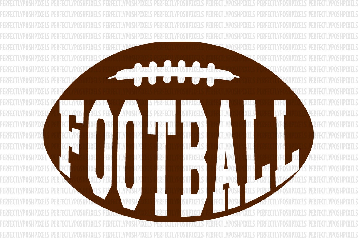 Football SVG Files, Silhouette cameo, Circuit Design Space, Iron On ...