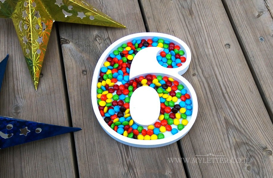 Number Candy Dishes Birthdays number dishes Dish numbers