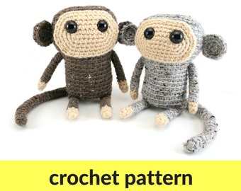 Monkey amigurumi pattern - Chinese New Year 2016, crochet pattern, easy pattern, cute monkey pattern, kawaii monkey, animal crochet pattern