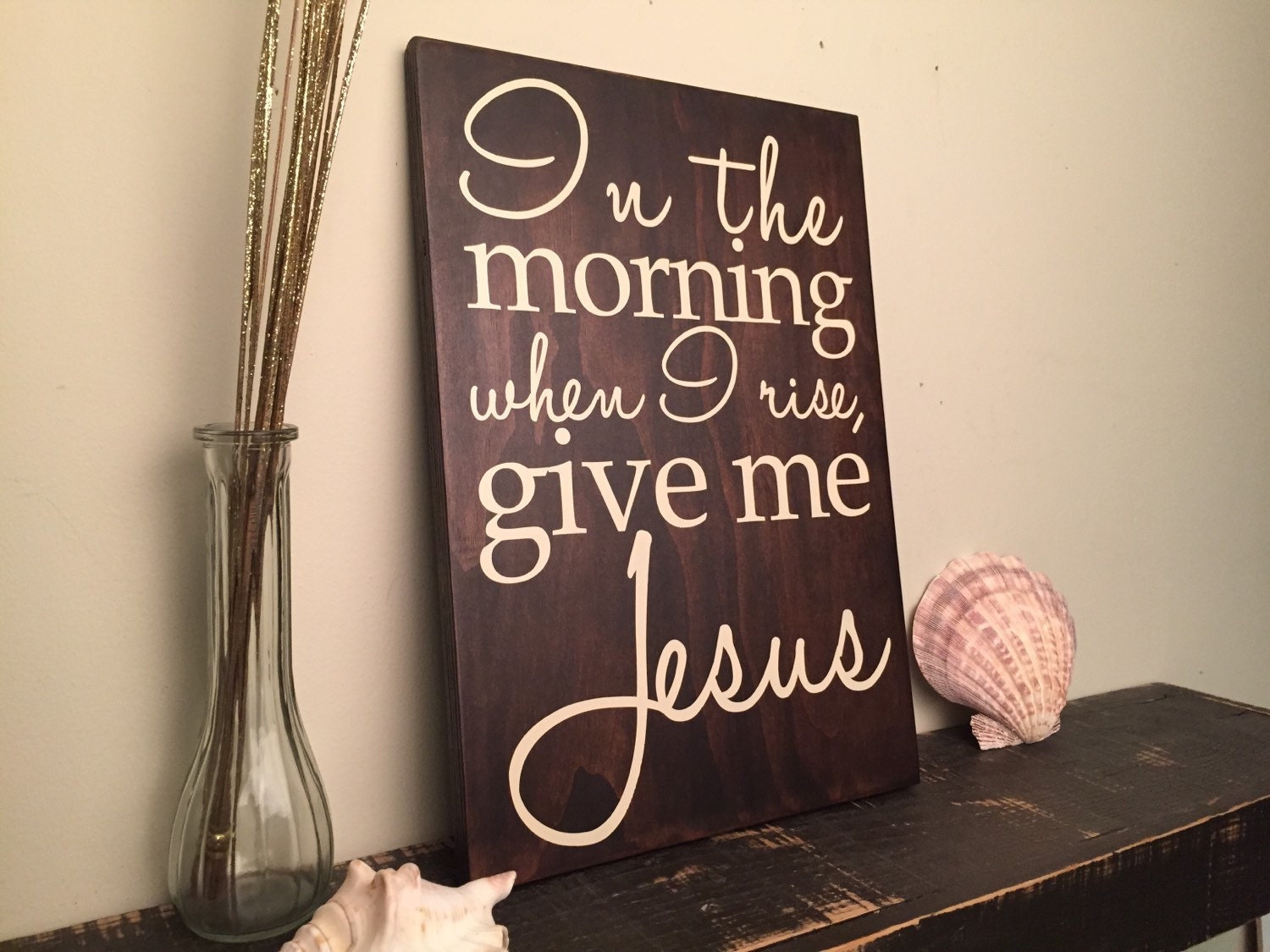 Signs with Quotes Christian Signs In the by RusticaHomeDecor