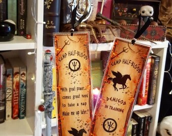 Camp half-blood bookmark - Handmade