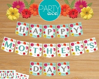 Mother's Day Banner Printable Instant Download